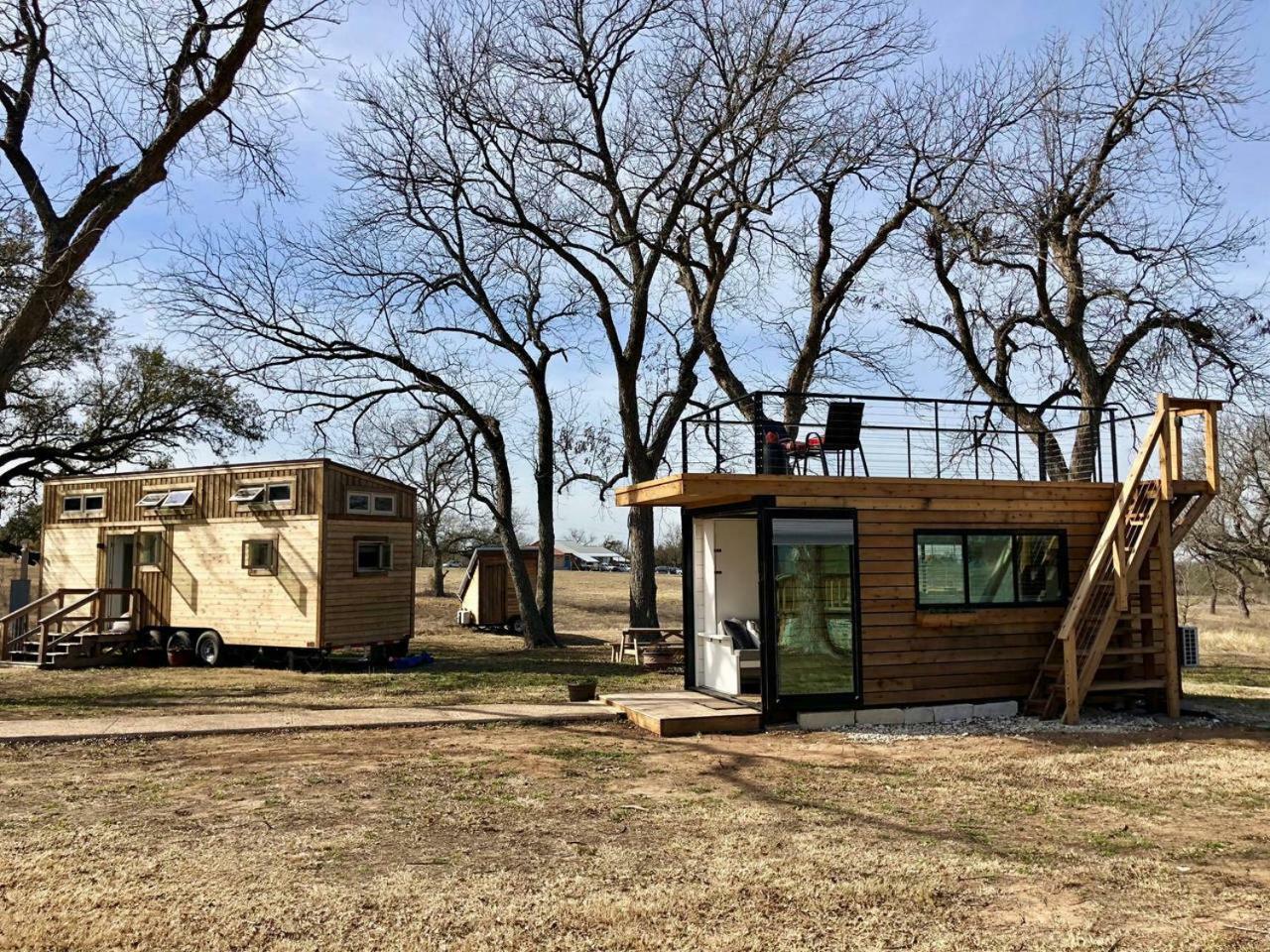 Montana Escape Elegant Tiny House In Waco Near Magnolia Villa Dış mekan fotoğraf